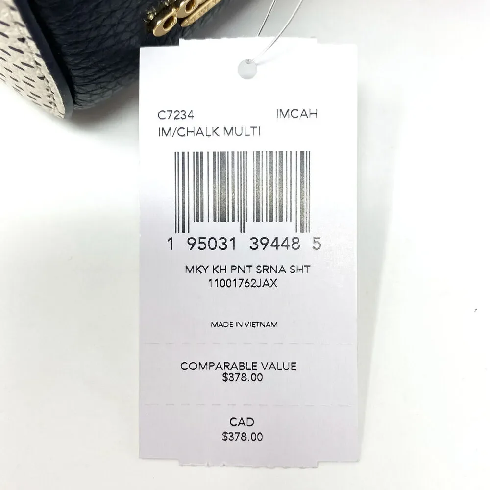 Coach Disney Mickey Mouse X Keith Haring Serena Satchel Chalk Leather C7234